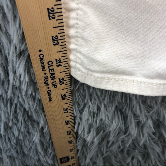 Miss Me Jeans Womens Size 25 White Cropped Skinny Embellished Embroidered - Picture 13 of 13